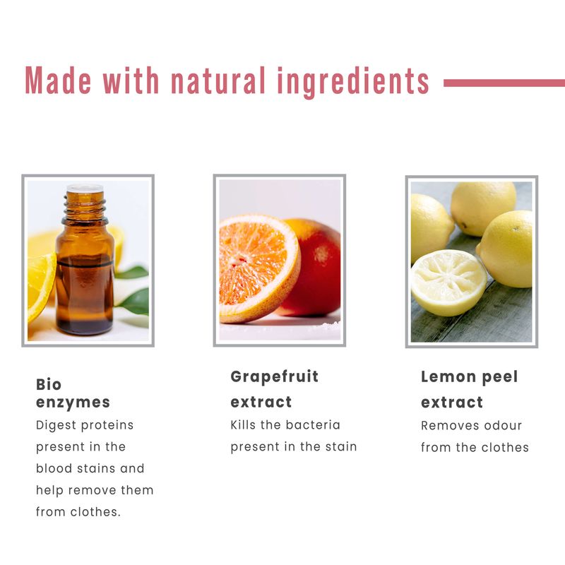 Sirona-Foaming period stain remover-80ml(pack of 1)