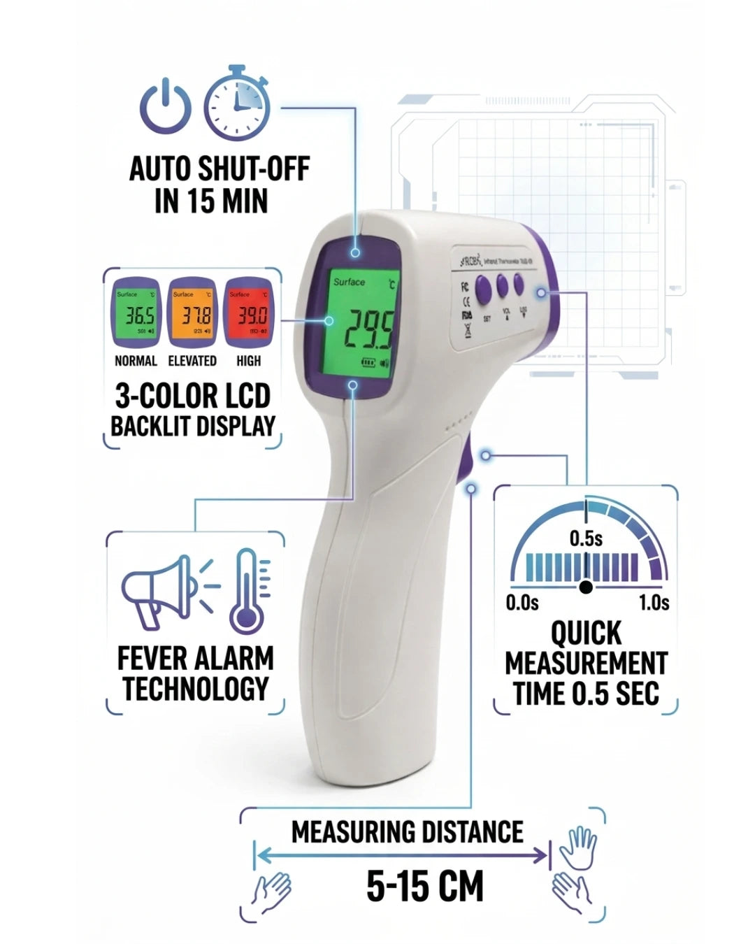 ITH-IN-01 INOVO INFRARED THERMOMETER