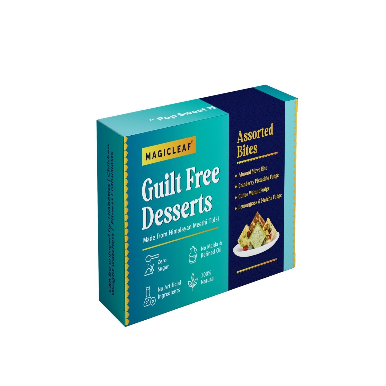 Magicleaf's Assorted Bite Combo Pack Sugar Free 100% Natural - 250 g