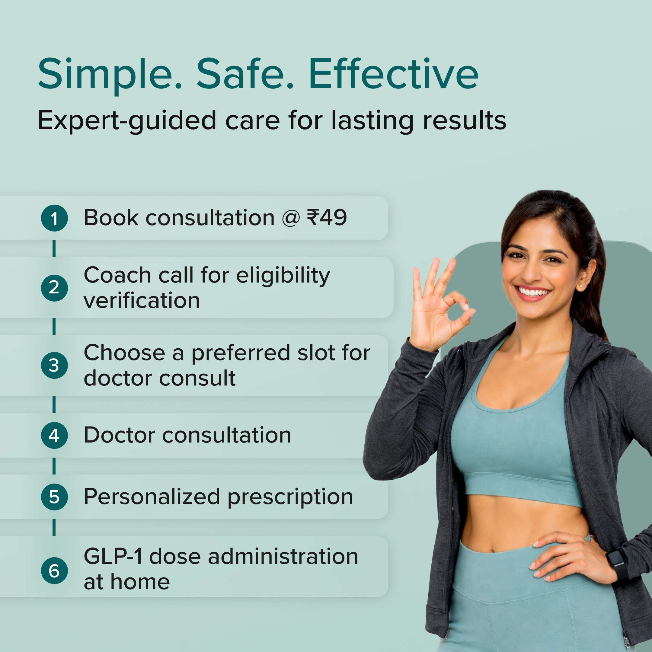 India’s 1st Doctor-led GLP-1 Weight Loss Program | Lowest Price GLP-1 Therapy | Check Eligibility Now Doctor Consultation @ ₹49 | Free Coach Support | BeatO Weight Loss Plan