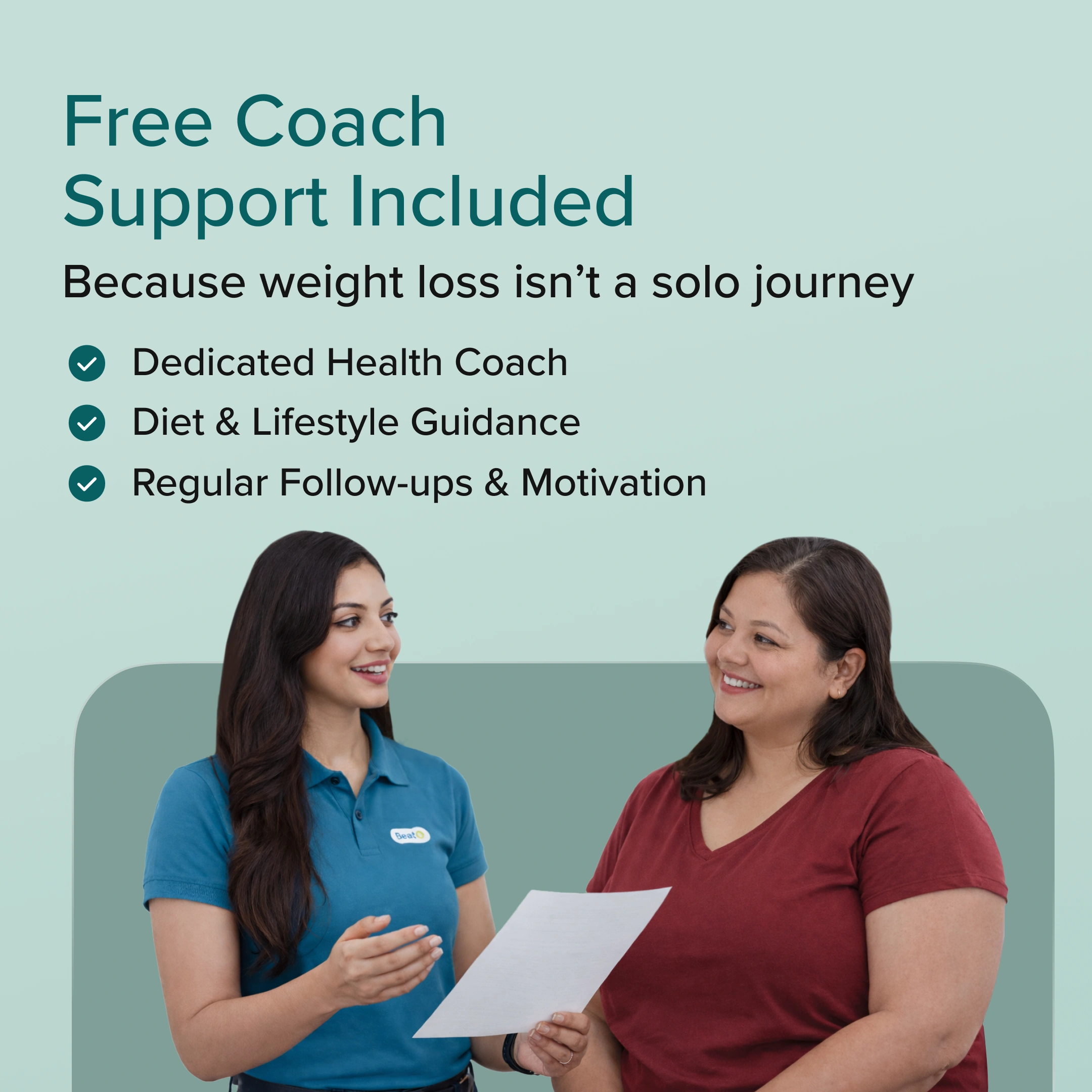 India’s 1st Doctor-led GLP-1 Weight Loss Program | Lowest Price GLP-1 Therapy | Check Eligibility Now Doctor Consultation @ ₹49 | Free Coach Support | BeatO Weight Loss Plan