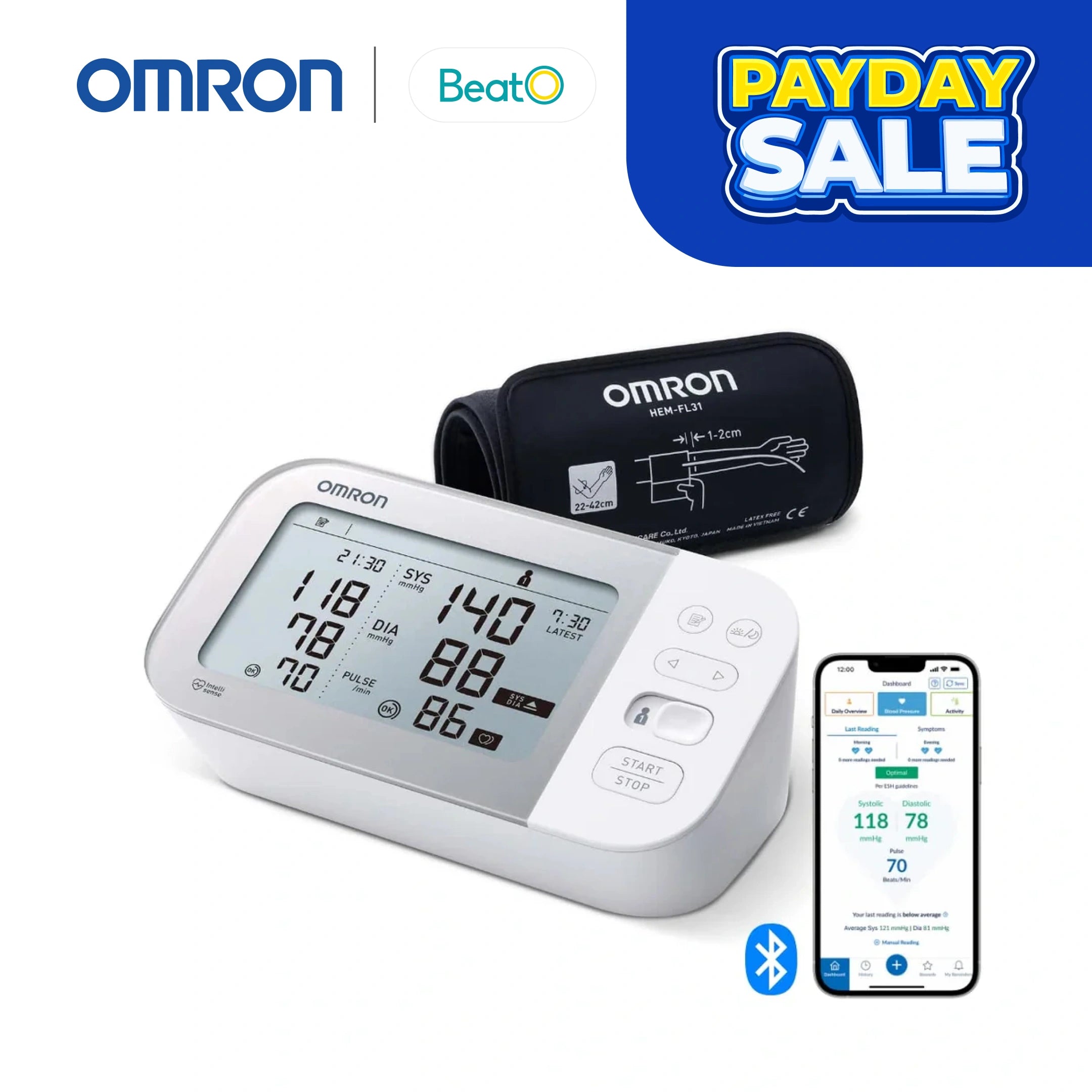 Omron BP Monitor HEM-7361T
