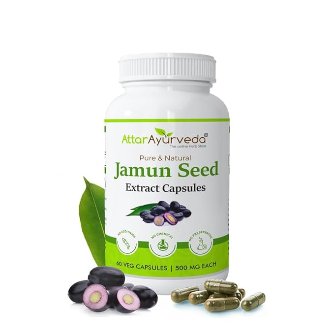 attar ayurveda jamun seed extract capsule