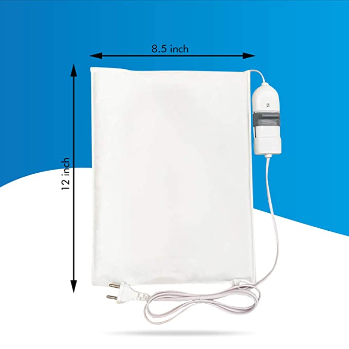 MCP orthopedic Electric Heat Belt For Back Pain & Any Body Pain Relief White With cover Heating Pad