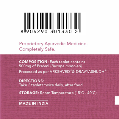 Muniyal Ayurveda: Brahmi Tablets (60 tablets)