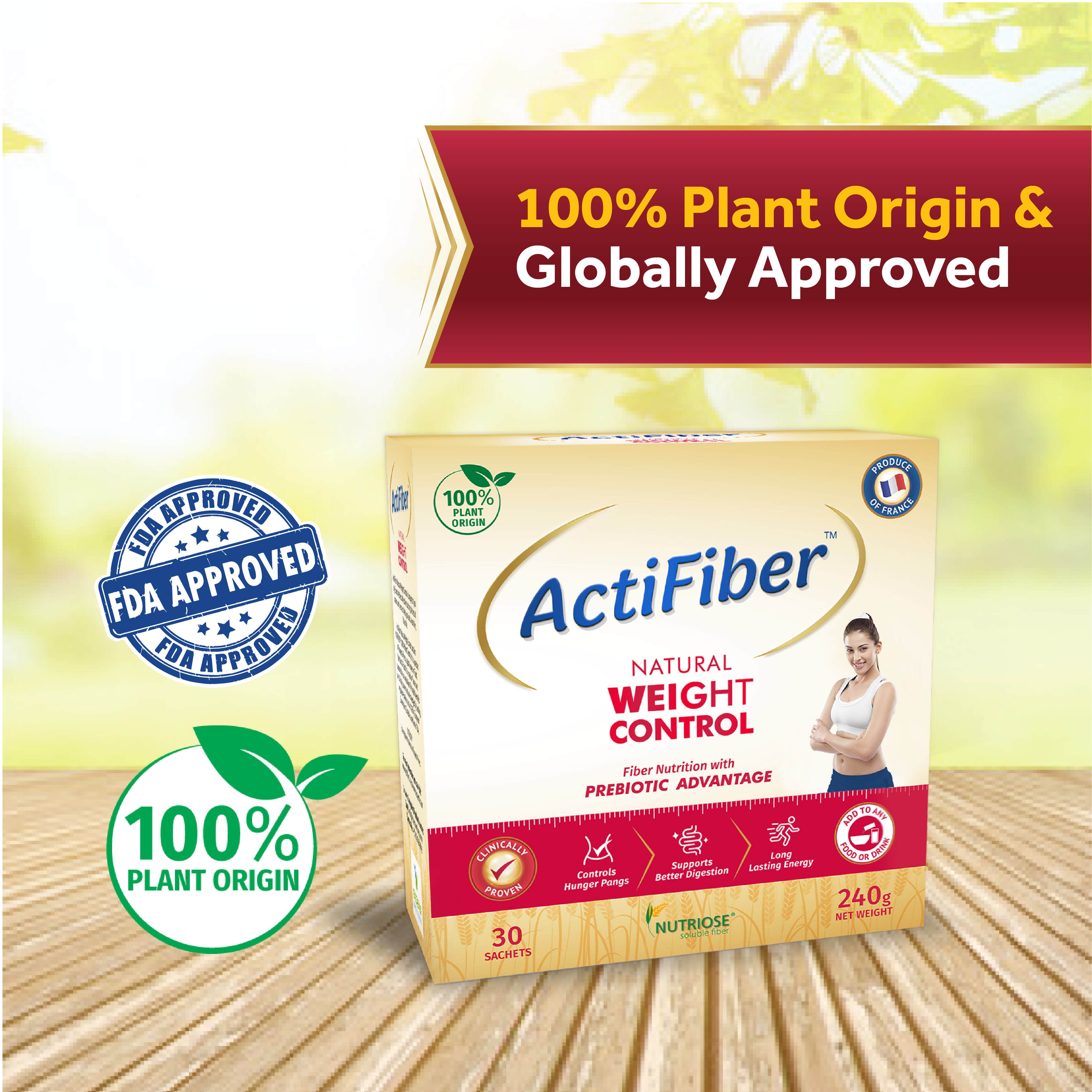 ActiFiber Weight Control (240gm Pack of 30 Sachets)