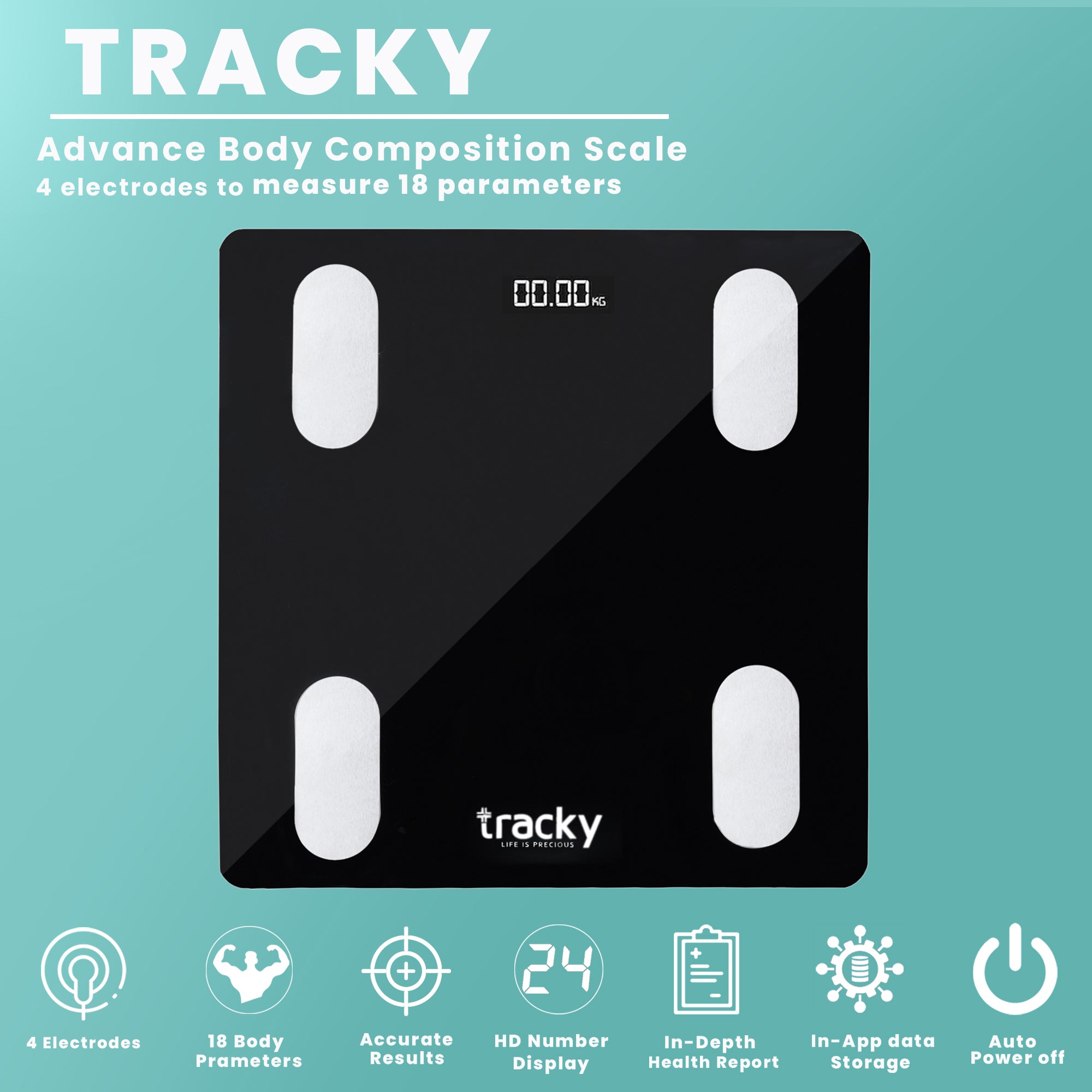 Tracky Advance Body Composition Scale