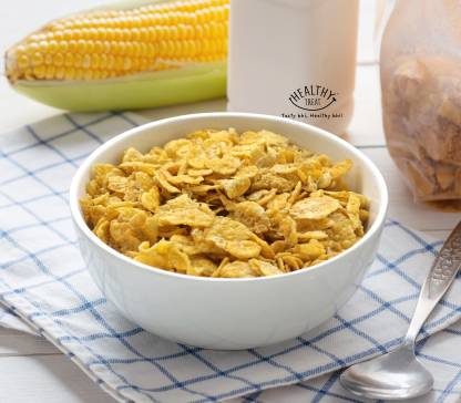 Healthy Treat Roasted Corn Flakes Namkeen - 100g