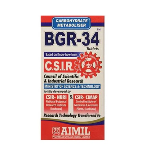 Aimil Carbohydrate Metaboliser BGR - 34 Tablets