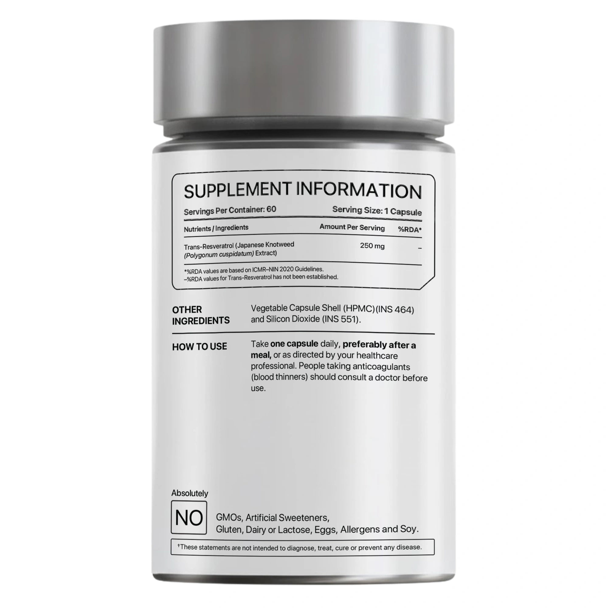 Decode Age Trans Resveratrol 250 (60 Capsules)