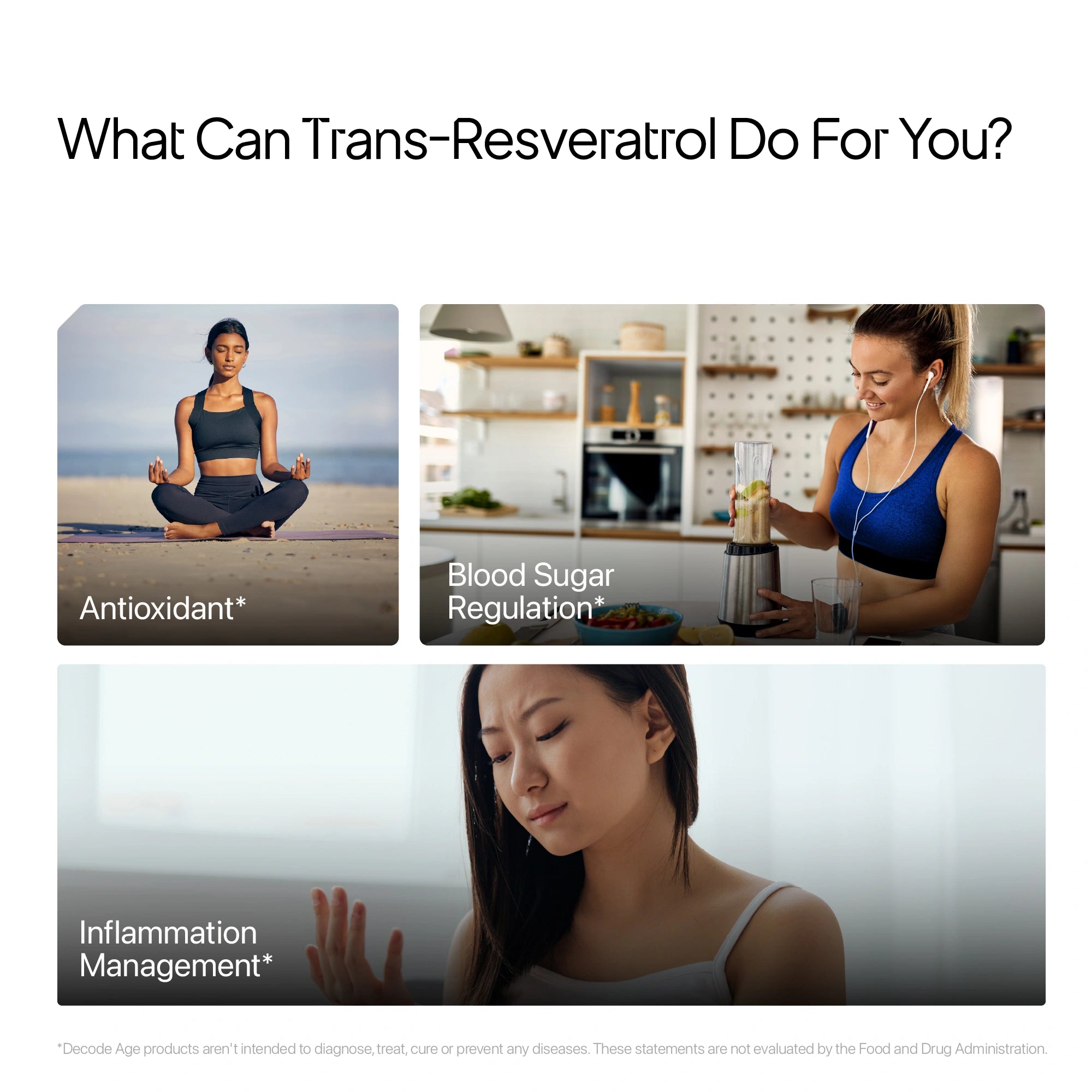 Decode Age Trans Resveratrol 250 (60 Capsules)