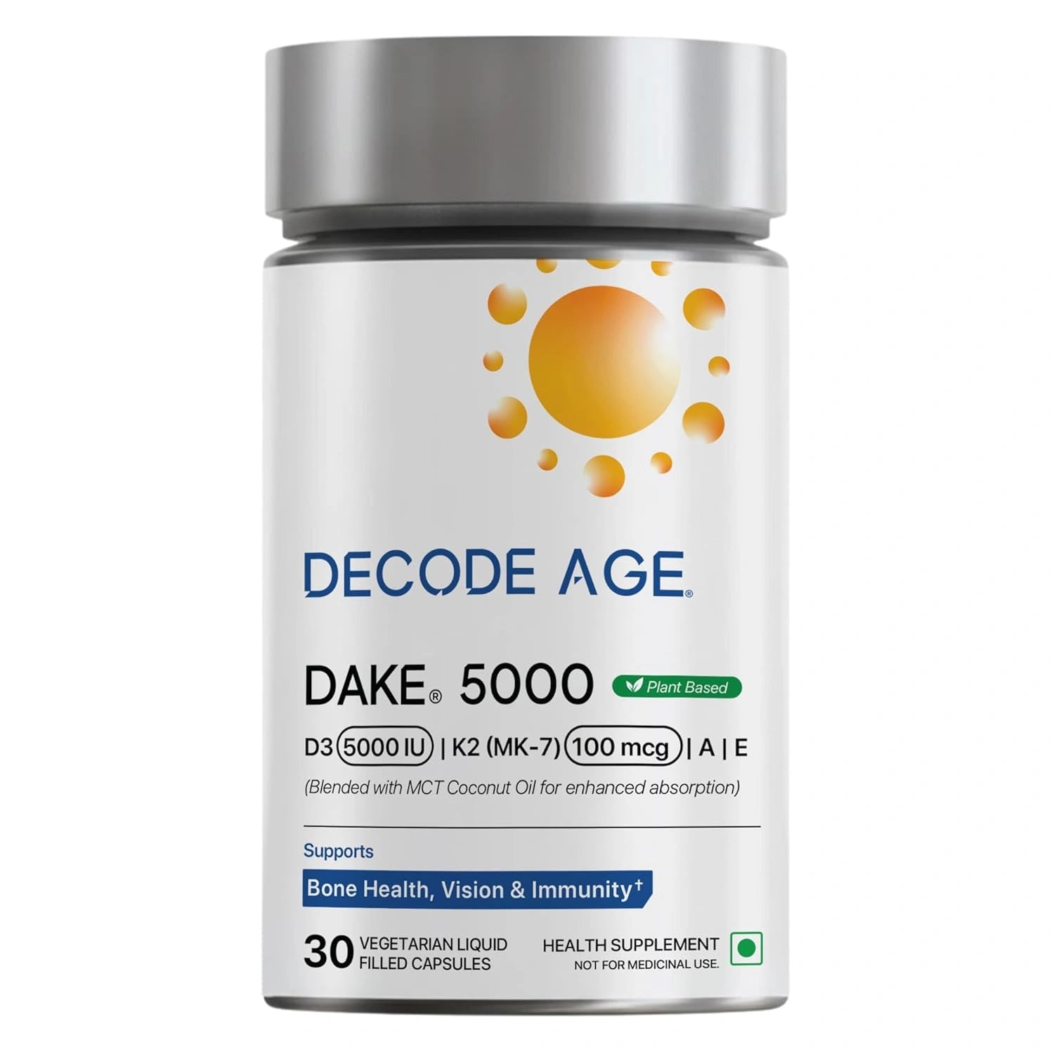 Decode Age supplement bottle on a white background