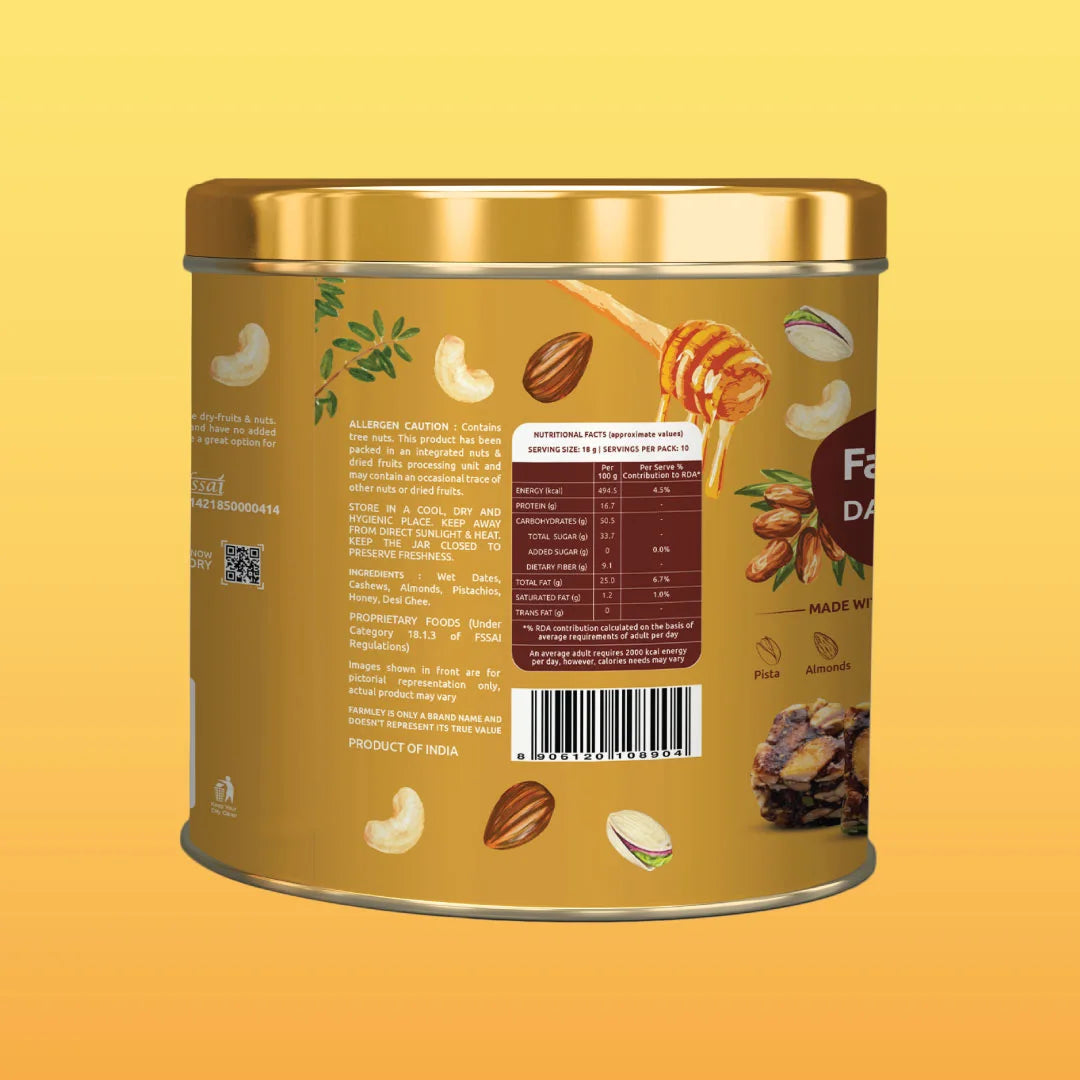 Date Bites Farmley Tin Jar (180g)