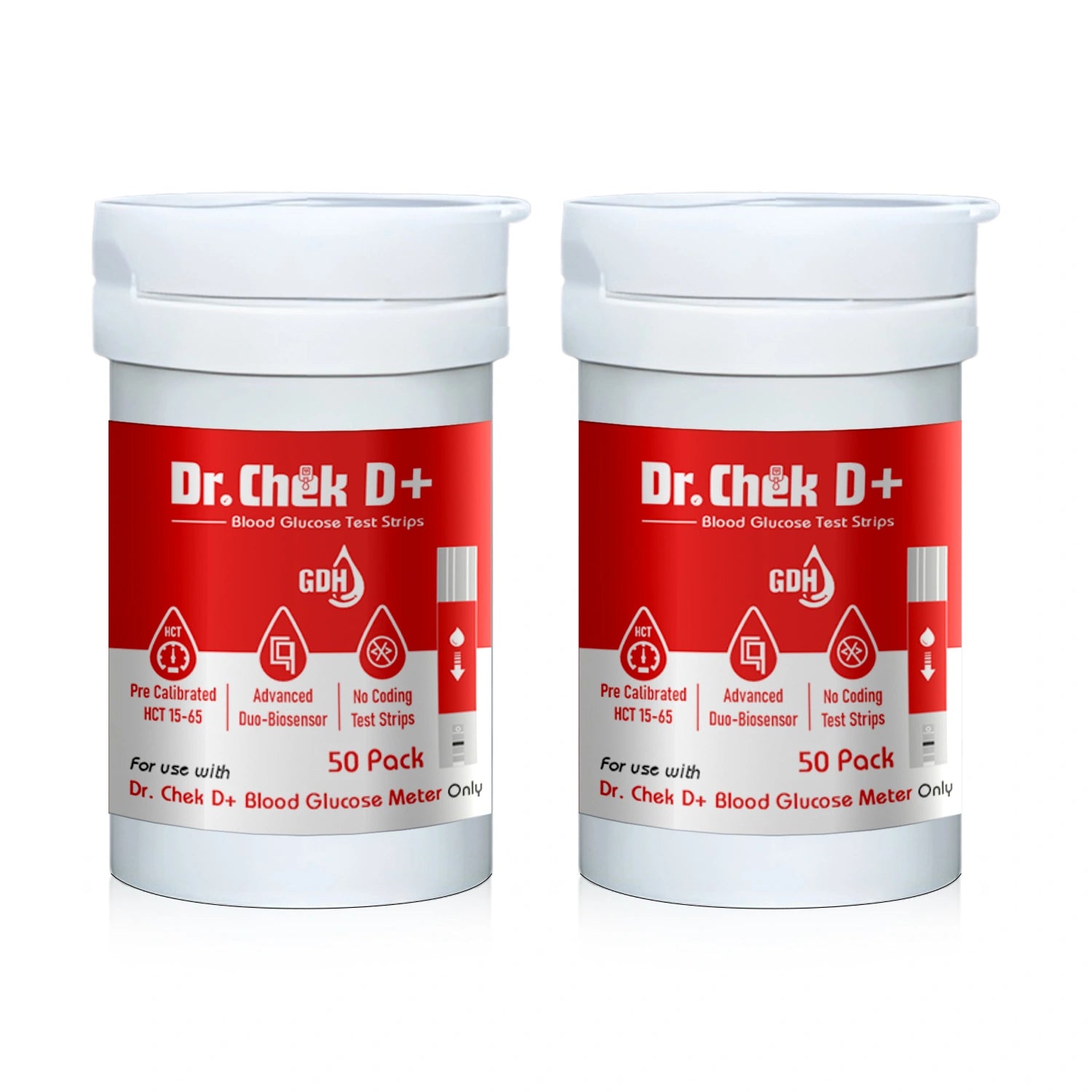 Dr. Chek D+ Blood Glucose Strips