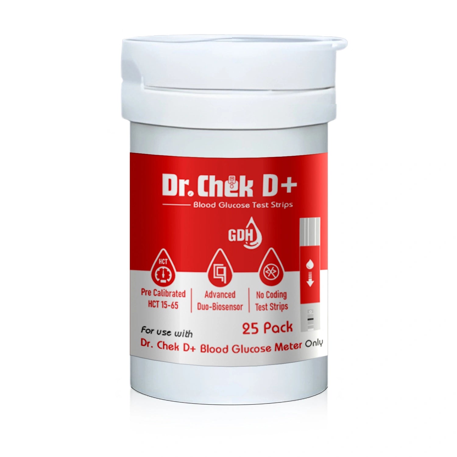 Dr. Chek D+ Blood Glucose Strips