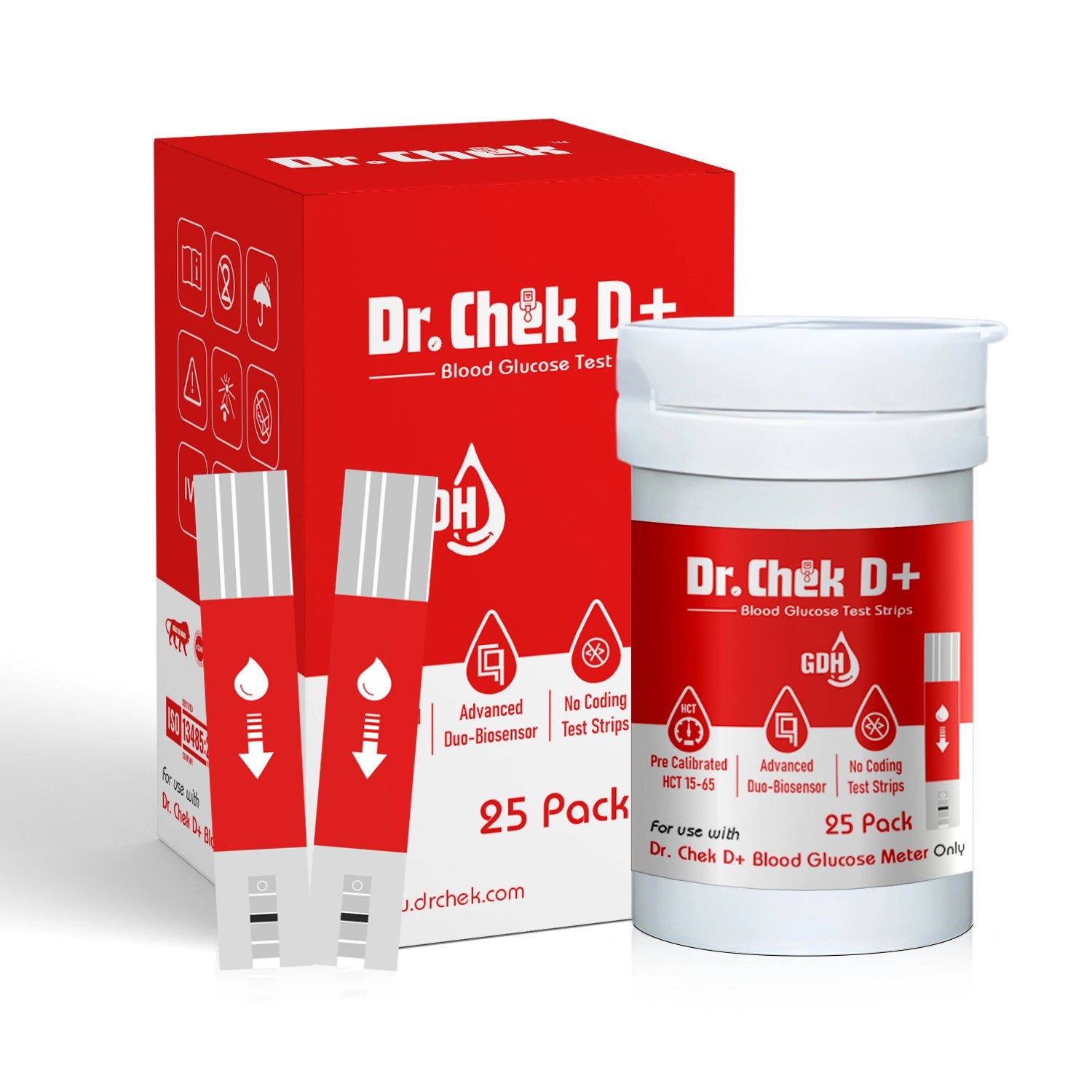 Dr. Chek D+ Blood Glucose Strips