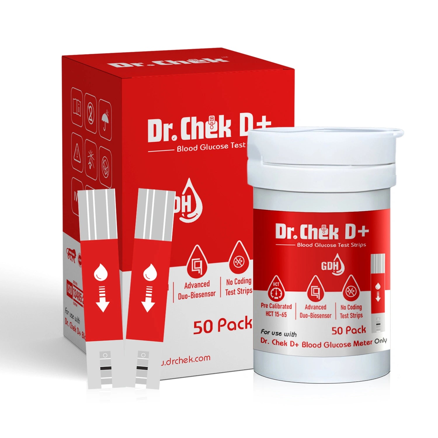Dr. Chek D+ Blood Glucose Strips