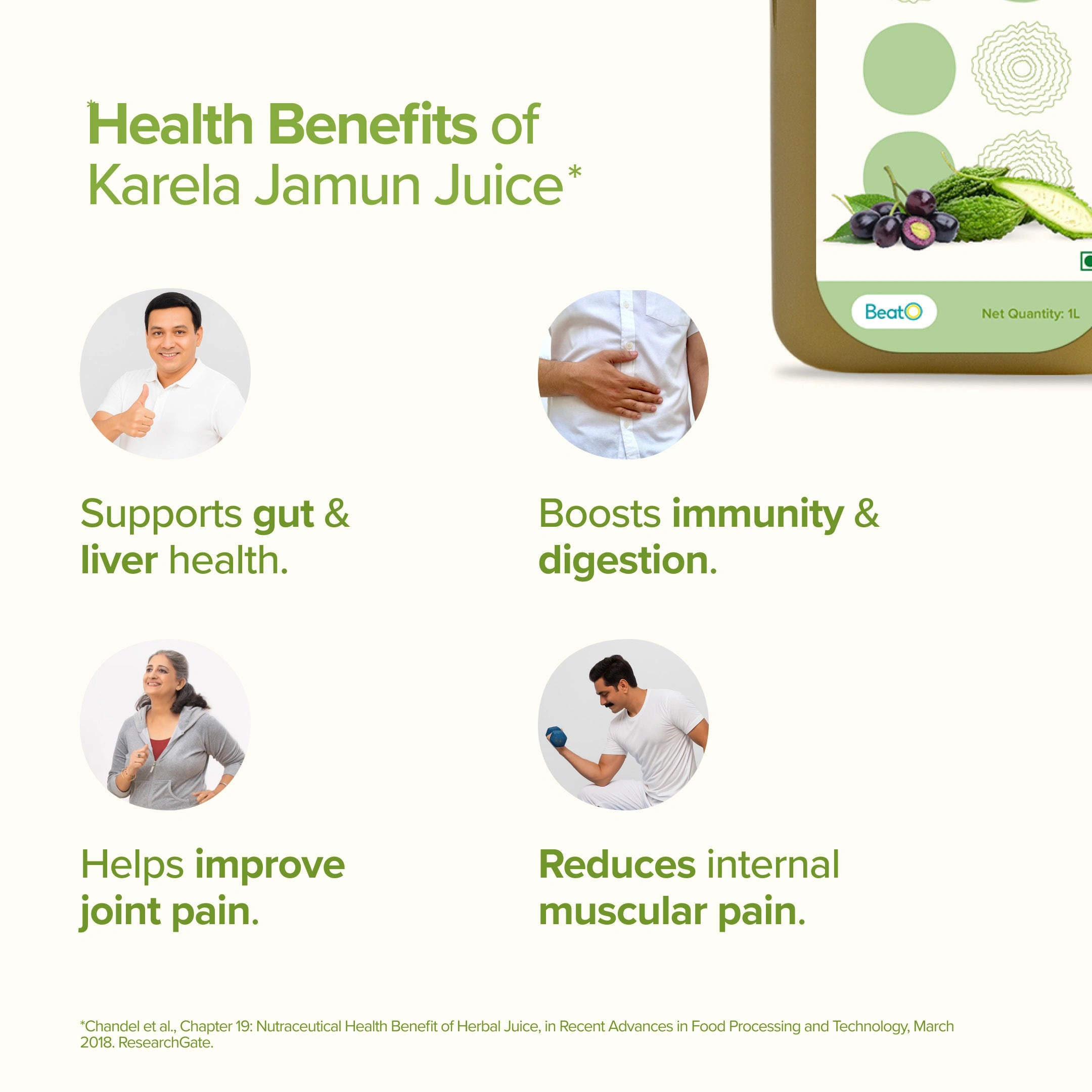 Balanz (by BeatO) Karela Jamun Juice (1L)