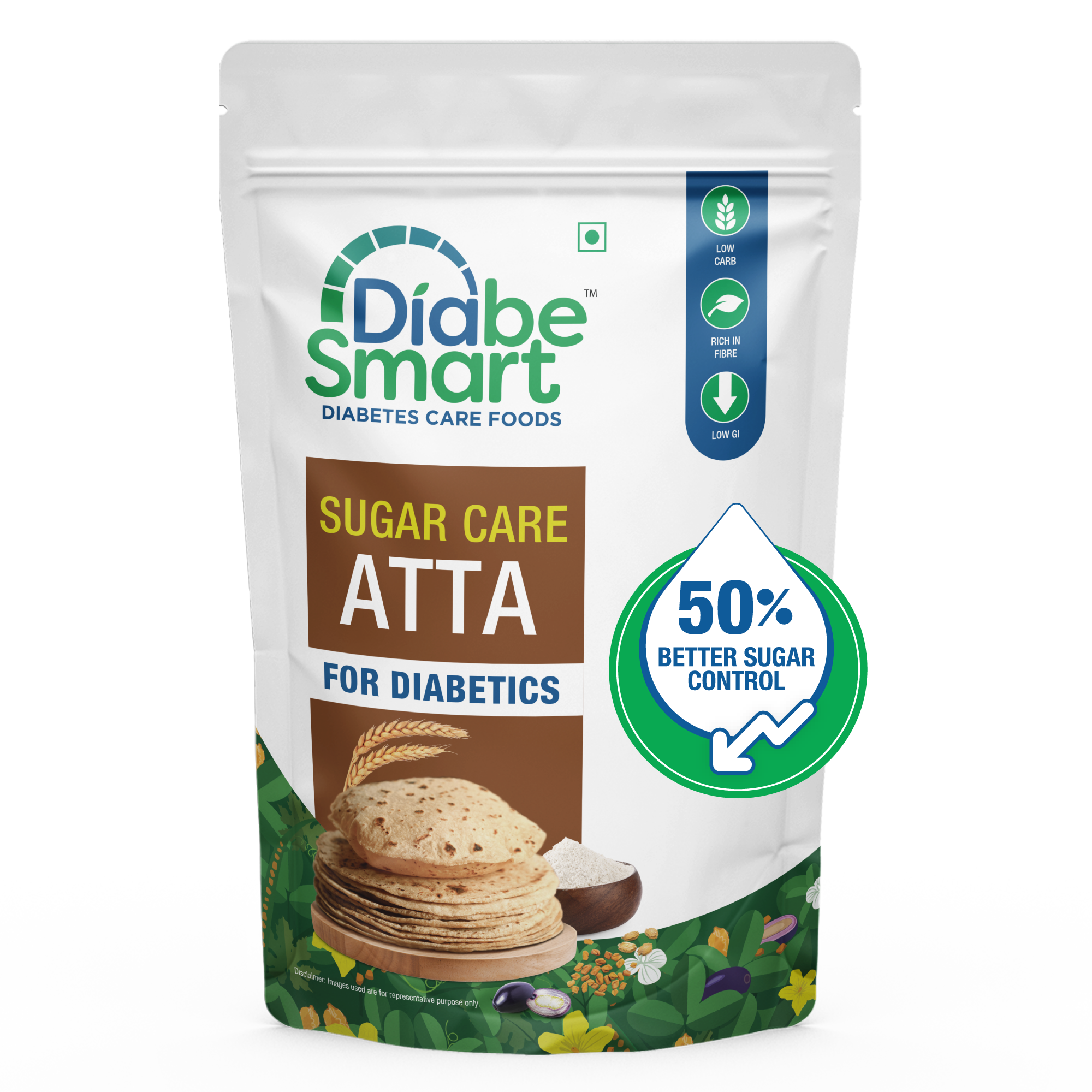 DiabeSmart's Diabetic Sugar Care Atta Controls Blood Sugar Level