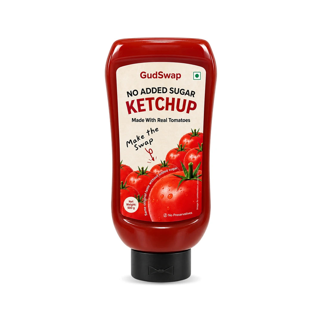 Sugar free Ketchup, No added sugar 
