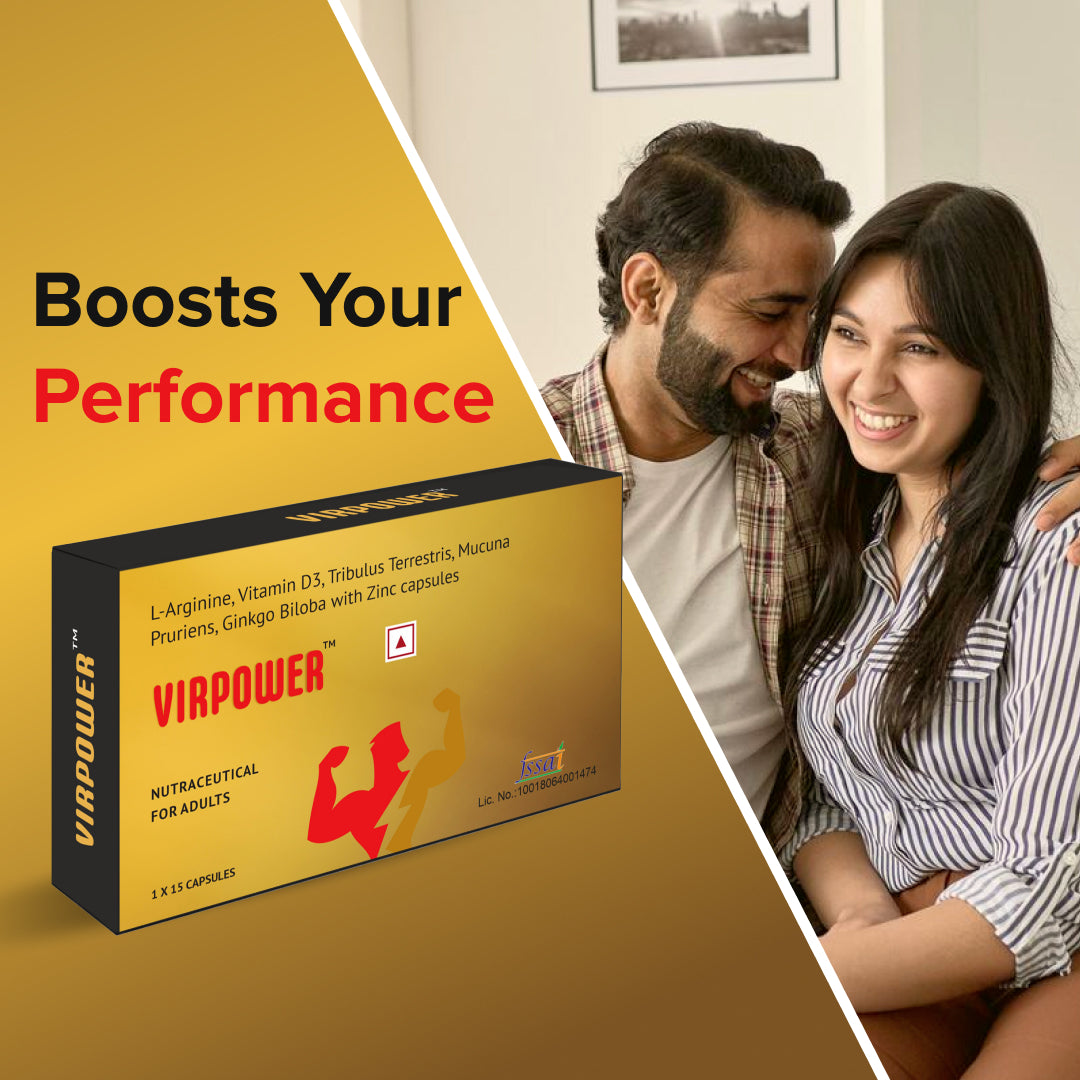 Virpower Immunity Booster Capsules for Men | Boosts Energy, Enhances Strength & Stamina for Optimal Male Performance | Pack of 2 Strips (15 * 2 capsules) ||Discreet packaging & Shipping||