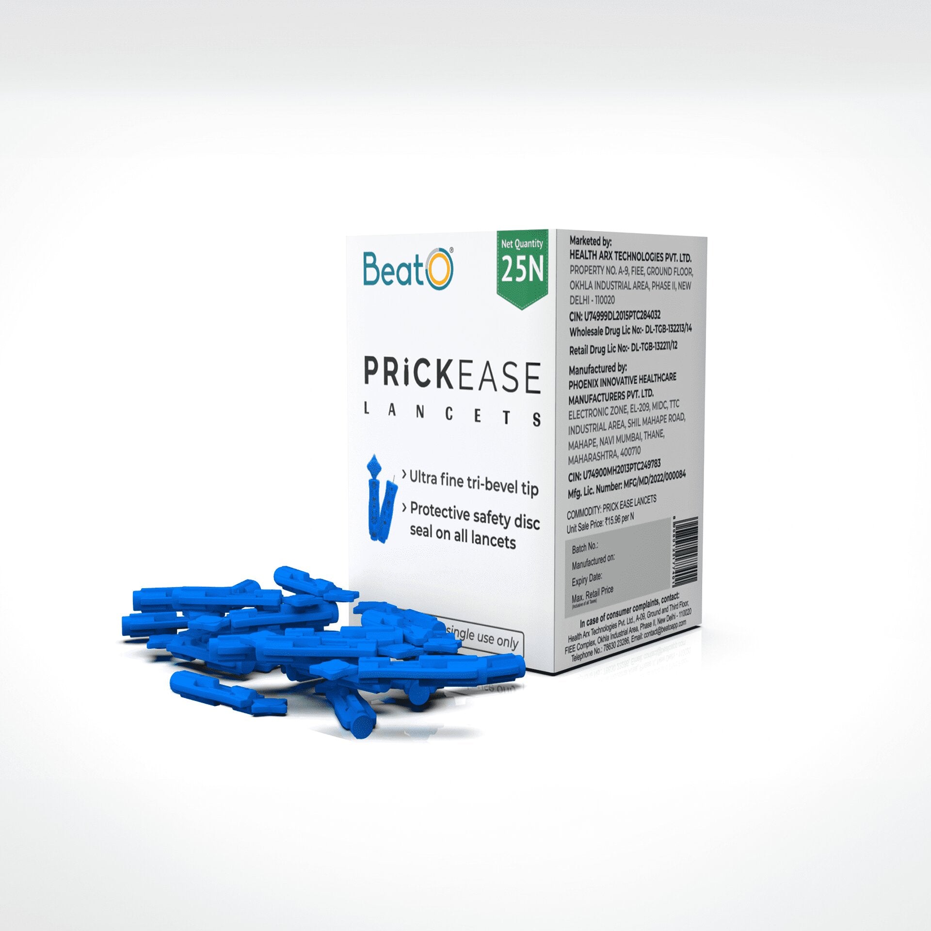 BeatO prickease lancets