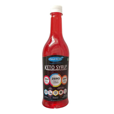 Newtrition Plus Keto & diabetic Friendly Flavoured Sugar Free Syrups - 500ml