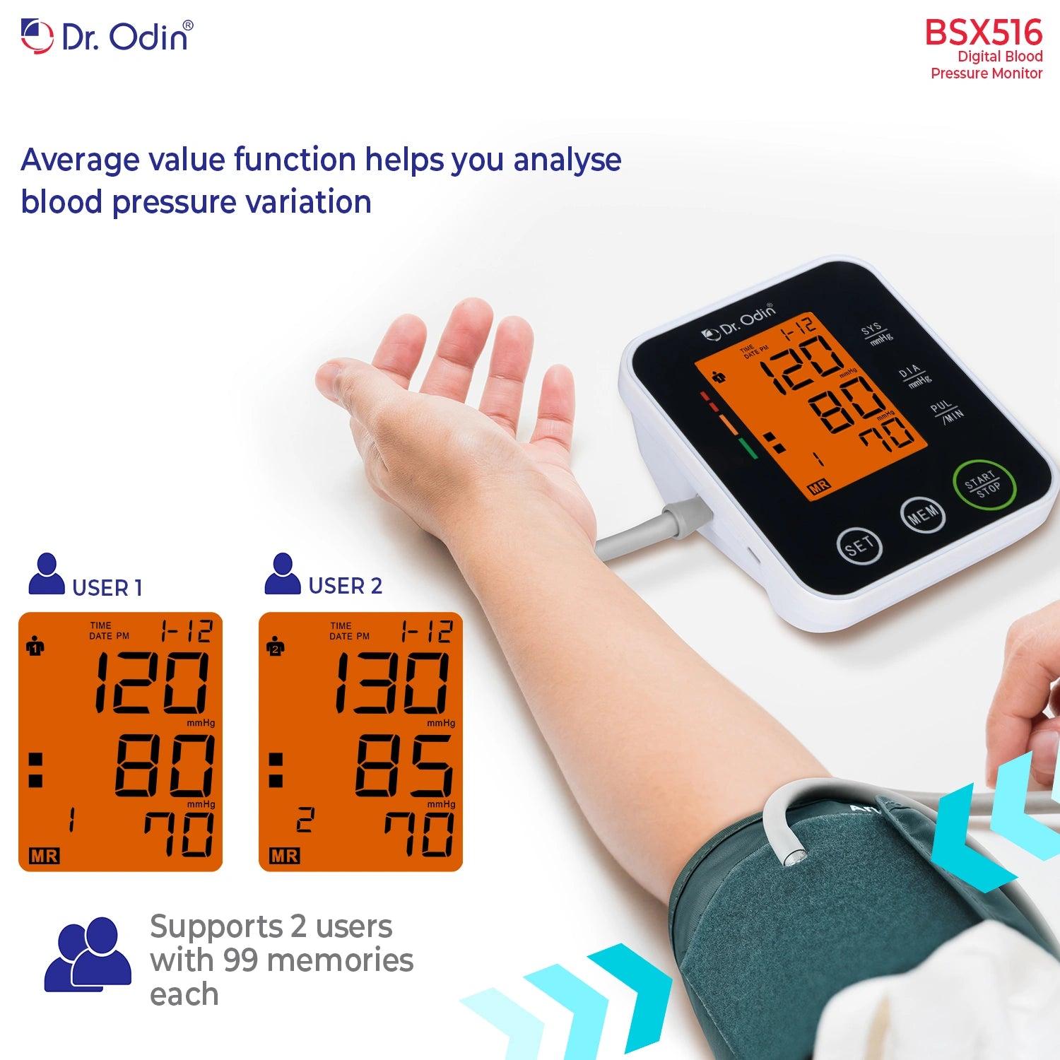 Dr. Odin BSX 516 Fully Automatic Digital BP Monitor