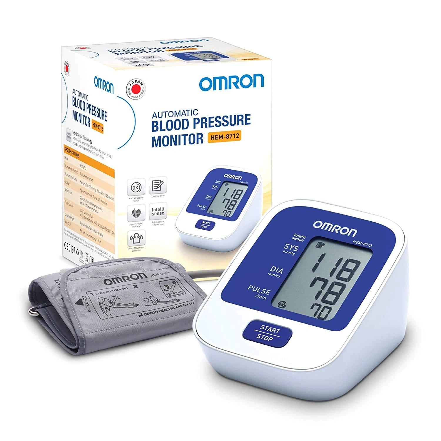 Omron BP Monitor HEM-8712