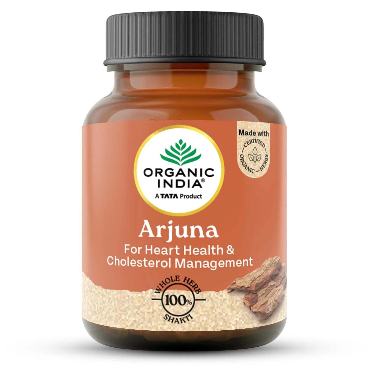 Organic India Arjuna - 60 Veg Capsules