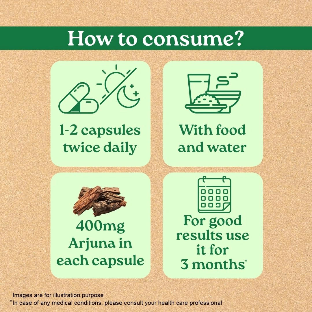 Organic India Arjuna - 60 Veg Capsules