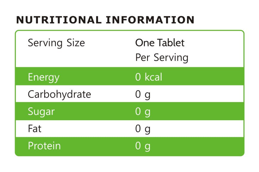 Zevic Sugar Free Stevia White Tablet ( 100 Tablets )