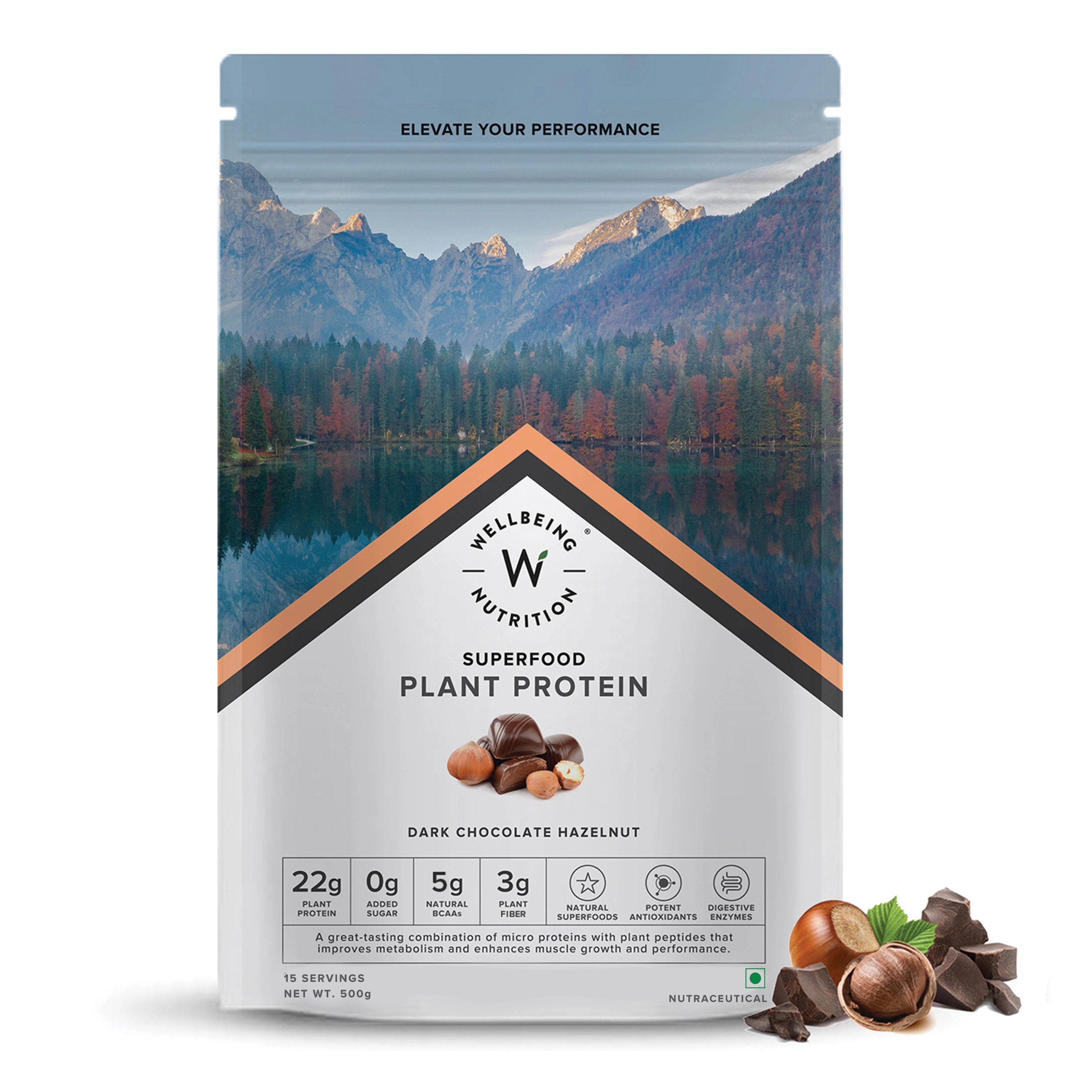 Wellbeing Nutrition Dark Chocolate Hazelnut Protein_1