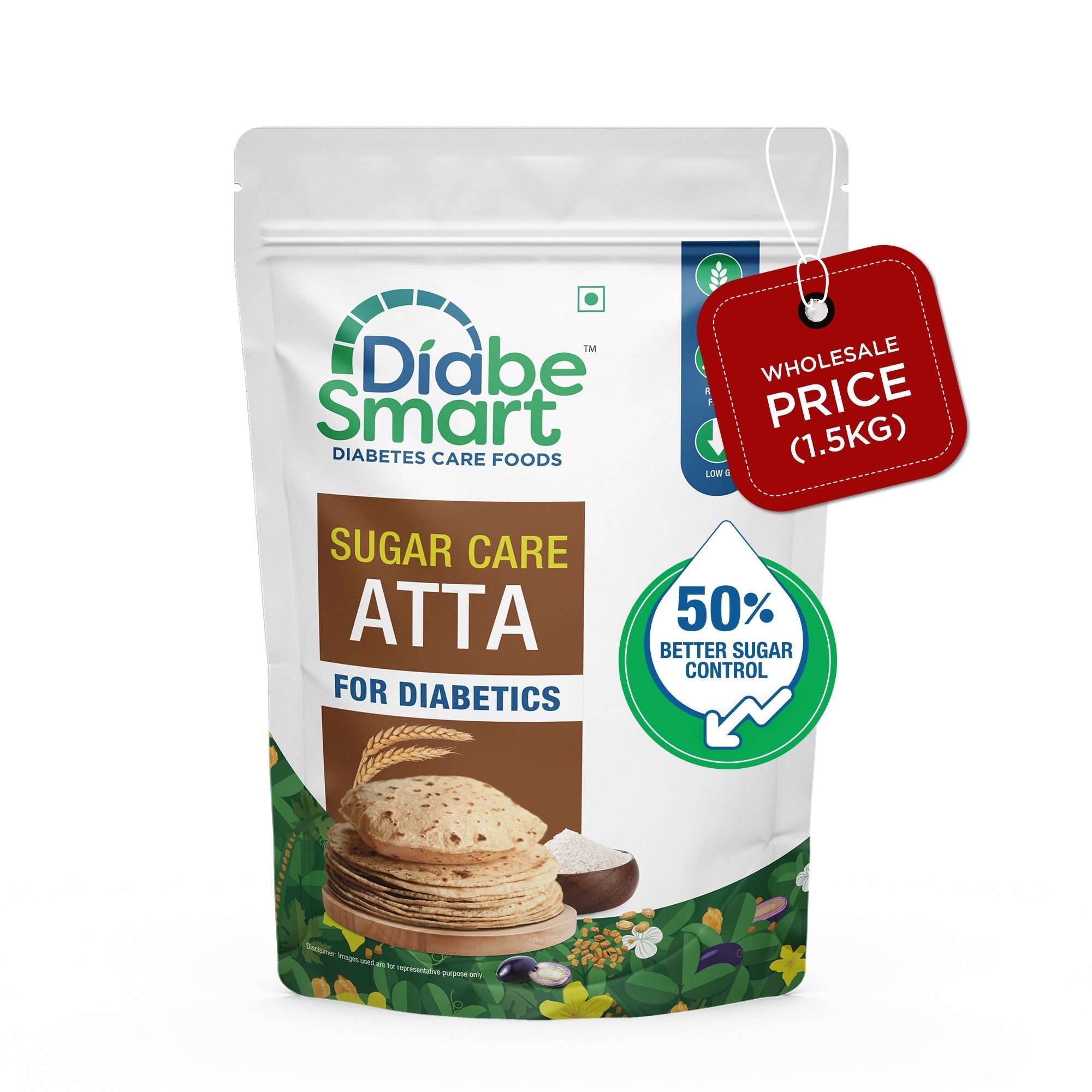 DiabeSmart's Diabetic Sugar Care Atta Controls Blood Sugar Level