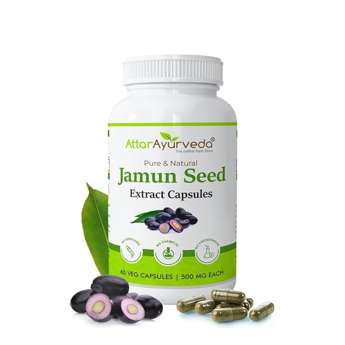 attar ayurveda jamun seed extract capsule 