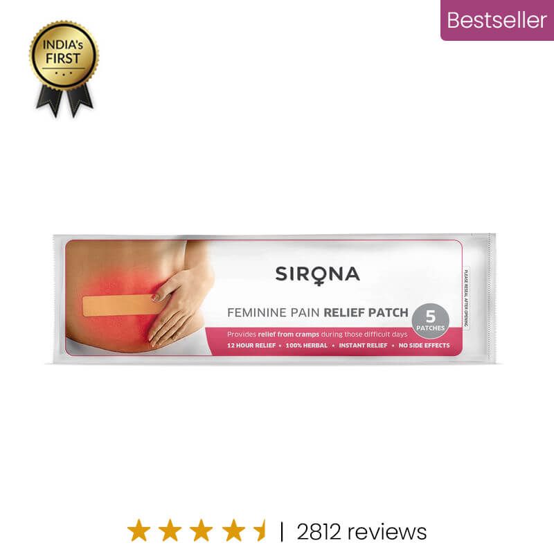 sirona feminine pain relief patches