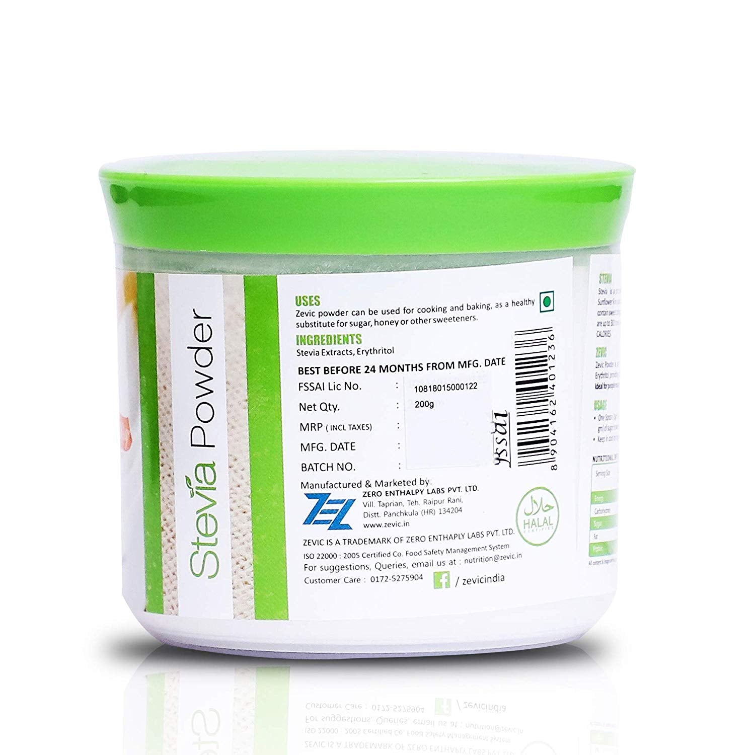 Zevic Stevia Zero Calorie Powder ( 200 gm)